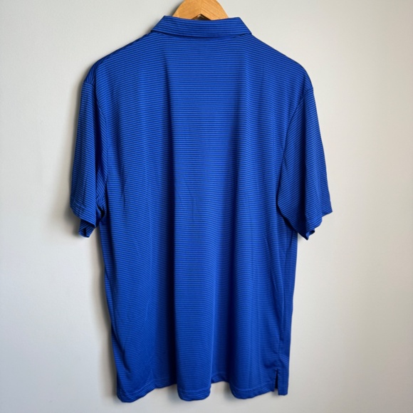 PGA‎ Tour Men's Short Sleeve Striped Golf Polo Shirt Blue Size X-Large Outdoors - Picture 6 of 13